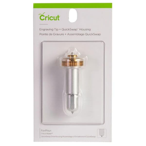 Cricut Kärki Tallennettu Valmistaja + Kokoonpano Pikavaihto Hopeinen