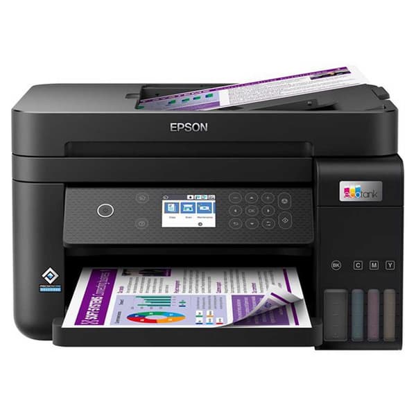 Epson Multifunktionsskrivare Ecotank Et-3850 Silver One Size / EU Plug Svart