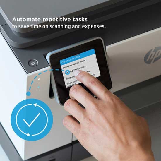 Hp Multifunktionsskrivare Jet Pro 9022e Vit,Svart One Size / EU Plug