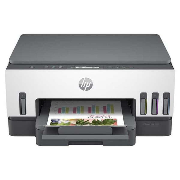 Hp Monitoimitulostin Smart Tank 7005 Musta One Size / EU Plug Harmaa, Valkoinen