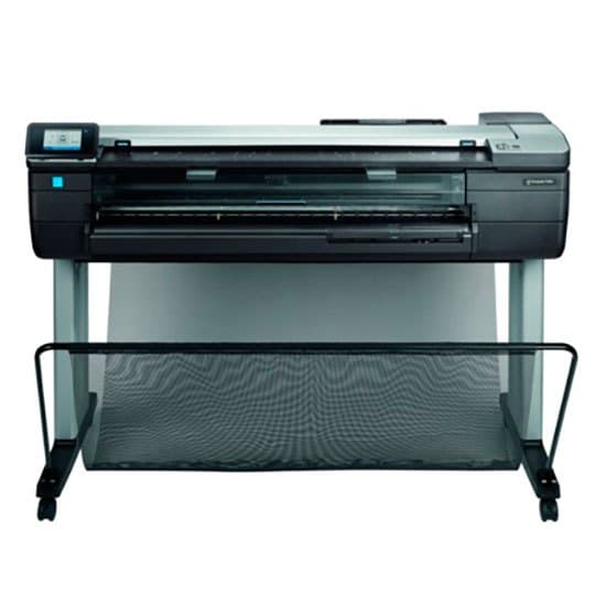 Hp Multifunktionsprinter Designjet T830 24´´ Sort One Size / EU Plug
