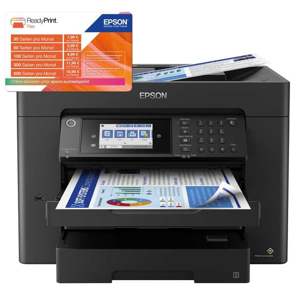 Epson Monitoimitulostin Workforce Wf-7840dtwf Musta One Size / EU Plug
