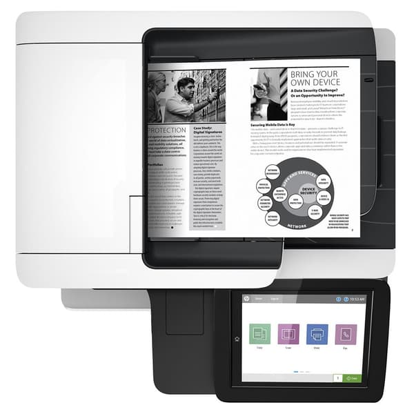 Hp Multifunktionsprinter Laserjet Ent M528dn Hvid One Size / EU Plug