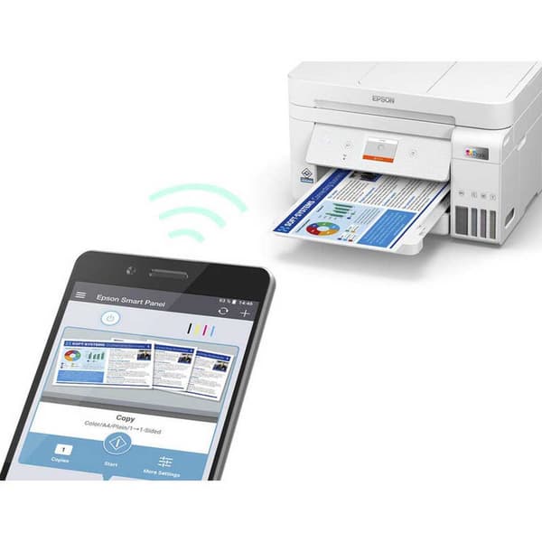 Epson Multifunktionsskrivare Ecotank Et-4856 Vit One Size / EU Plug