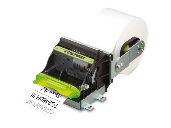 Custom TG2480HIII - Kvittoskrivare - direkt termisk - Rulle (8 cm) - 203 dpi - upp till 150 mm/sek - USB, RS232