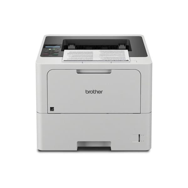 Monokrom skrivare - BROTHER - HLL6210DW - Nätverk/Wifi - 50 sid/min - Duplex Svart, Vit