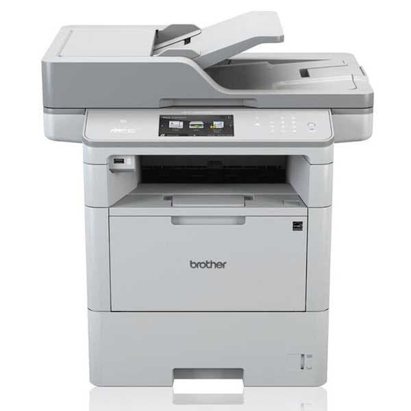 Brother Laser Multifunktionsskrivare Mfcl6710dw Silver Vit