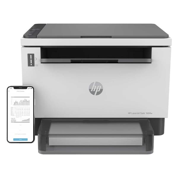 Hp Laser Multifunktionsprinter Laserjet Tank Mfp 1604dw Søvfarvet One Size / EU Plug Sort