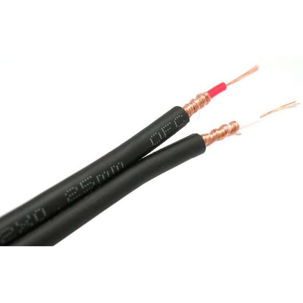 Euroconnex Parallelt Kabel 4536 2x0.25 Mm 100 M Sort