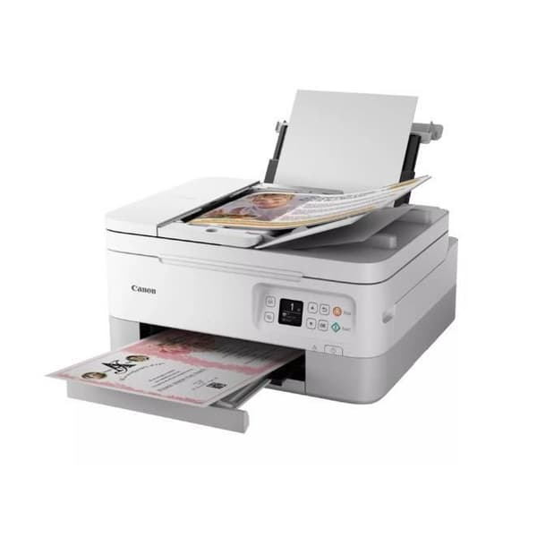 Multifunktionsskrivare - CANON - PIXMA TS7451i - 2 FINE-kassetter - Kompatibel med Pixma Print Plan - Färg - WIFI - Vit