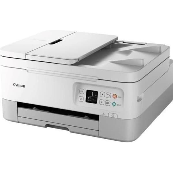 Multifunktionsskrivare - CANON - PIXMA TS7451i - 2 FINE-kassetter - Kompatibel med Pixma Print Plan - Färg - WIFI - Vit Hvid