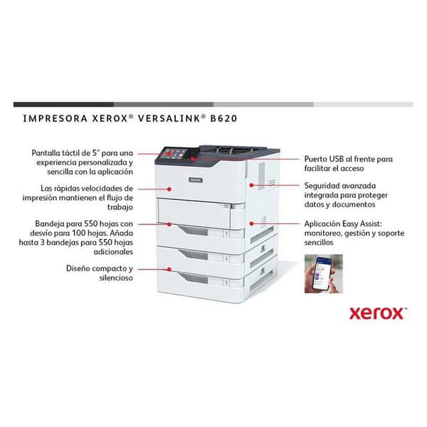 Xerox Laser-tulostin Versalink B620 A4 61ppm Dup