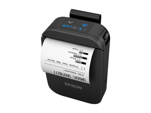Epson TM P20II (106) - Kvitteringsskriver - termolinje - Rull (5,8 cm) - 203 dpi - inntil 100 mm/sek - Bluetooth 5.0, USB-C - hvit