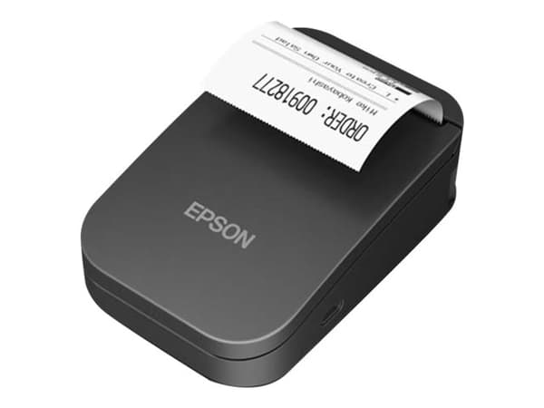 Epson TM P20II (106) - Kvitteringsskriver - termolinje - Rull (5,8 cm) - 203 dpi - inntil 100 mm/sek - Bluetooth 5.0, USB-C - hvit