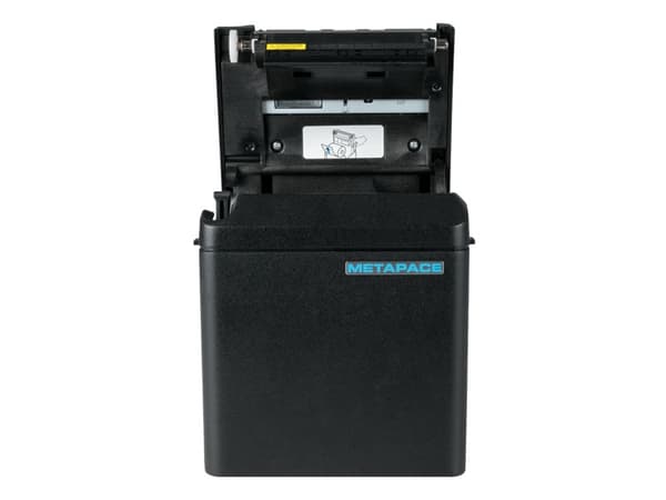 Metapace T-40, USB, BT, 8 dots/mm (203dpi), Cutter, black Receipt printer, direct thermal, 8 dots/mm (203dpi), media width (max.): 82,5mm, print widt