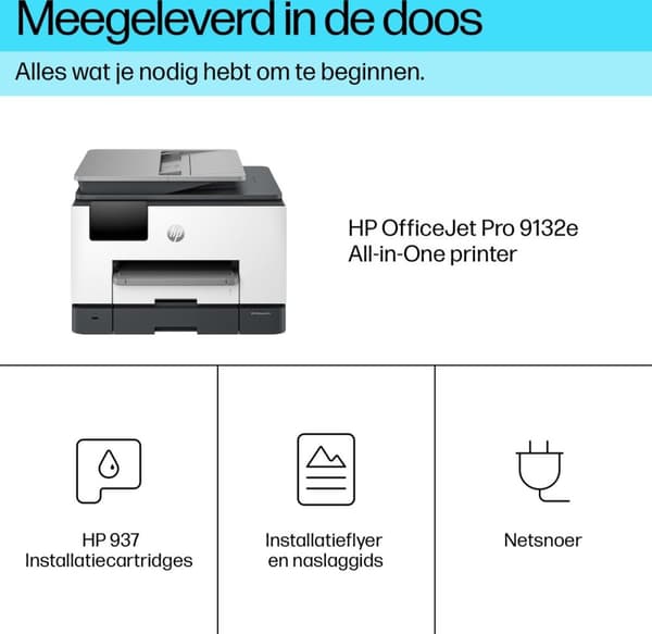 HP OfficeJet Pro 9132e - Alt-i-en printer - sendt til Instant Ink