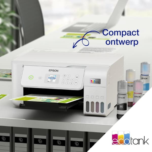 Epson EcoTank ET-2876 - Allt-i-ett-skrivare - Inkluderar upp till 3 års bläck
