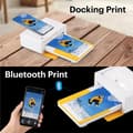 Miniatyrbillede 3 af 8: Kodak PD460 Fotoprinter 10 x 15 cm - Bluetooth & Dock - Hvid & Gul