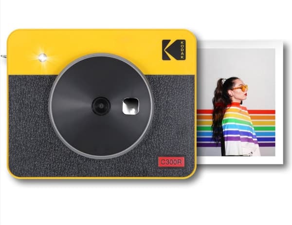 Kodak Mini Shot Combo 3 Retrokamera och skrivare - gul