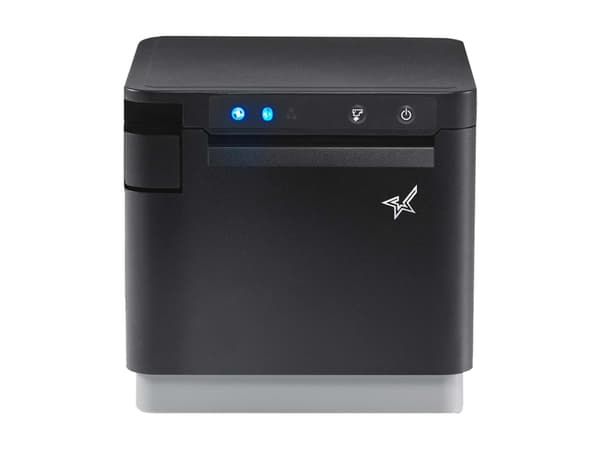 Star mC-Print3 MCP31CI - Kvitteringsskriver - direktetermisk - Rull (8 cm) - 203 dpi - inntil 400 mm/sek - USB-C, LAN, USB-vert - kutter - svart