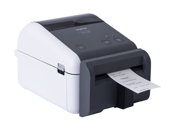 Brother TD-4420DNFC - Etikettskriver - direktetermisk - Rull (10,6 cm) - 203 dpi - inntil 203 mm/sek - USB 2.0, LAN, seriell - kutter