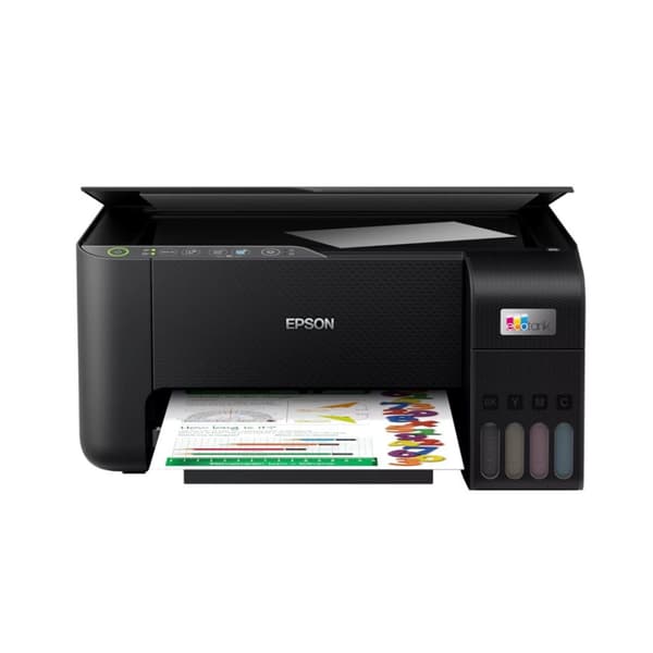 Epson EcoTank L3270 WiFi - A4 multifunktionel printer med Wi-Fi og kontinuerlig blækforsyning Sort