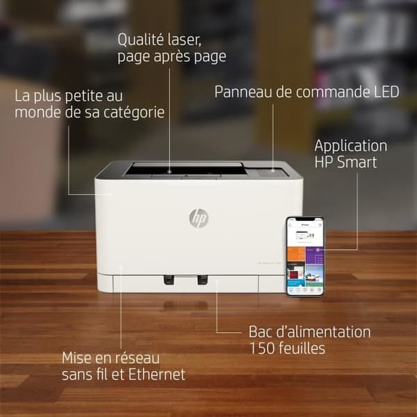 HP Color Laser 150nw färglaser enfunktionsskrivare - Idealisk för proffs
