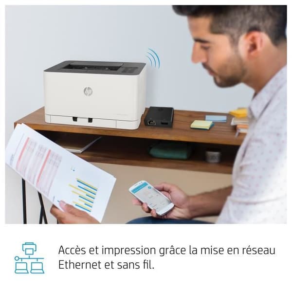 HP Color Laser 150nw färglaser enfunktionsskrivare - Idealisk för proffs