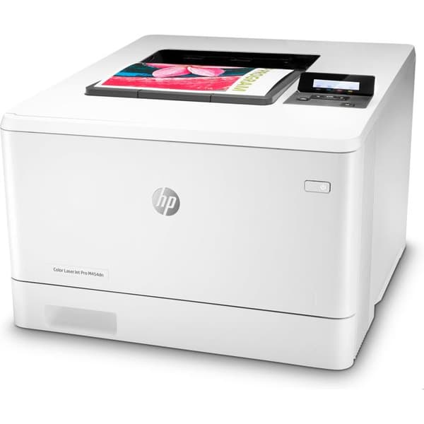 HP LaserJet Pro M454dn Laserskrivare - Färg - Utskrift 27 sid/min mono/27 sid/min färg - 38400 x 600 dpi - Duplex