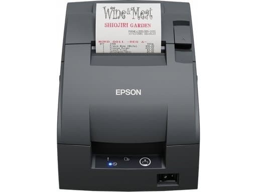 Epson TM U220IIB (142) - Kvitteringsskriver - tofarget (monokrom) - punktmatrise - Rull (7,6 cm) - 16 cpi - 9 pin - inntil 8.8 linjer/sek - LAN, USB