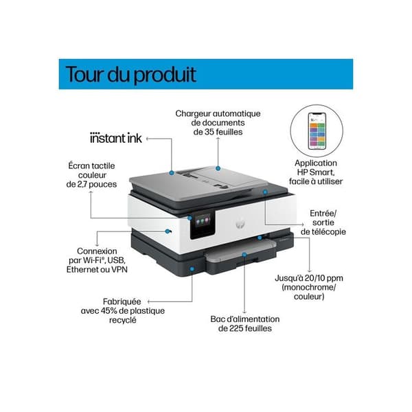HP OfficeJet Pro 8134e Allt-i-ett