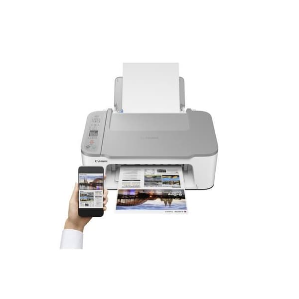 Multifunktionsskrivare - CANON PIXMA TS3451 - Kontors- och fotobläckstråleskrivare - Färg - WIFI - Vit