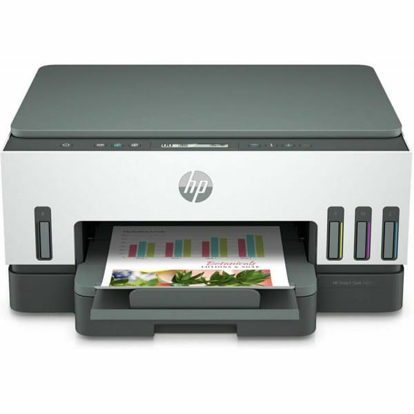Multifunktionsprinter HP 7005 Grå, Hvid