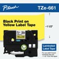 Miniatyrbilde 1 av 2: Originale Blekkpatroner Brother TZe-661 Svart/Gul