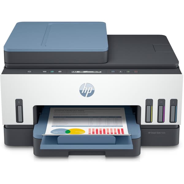 Multifunktionsprinter HP Smart Tank 7306 Grå