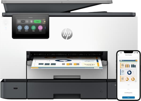HP OfficeJet Pro 9130b All-in-One-printer Grå