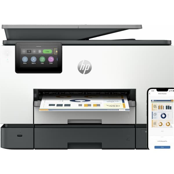 Multifunktionsprinter HP Officejet Pro 9130B Wi-Fi Grå