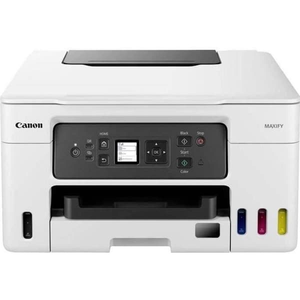 Multifunktionsskrivare - CANON - MAXIFY MEGATANK GX3050 - Uppladdningsbar bläckstråleskrivare - Färg - Wi-Fi - Vit Svart, Vit