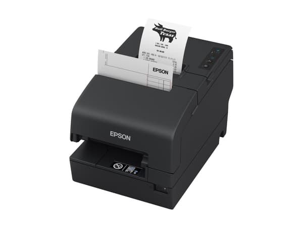 Epson TM H6000VI-116 - Kvittoskrivare - termisk linje/punktmatris - 230 x 297 mm, Rulle (7,95 cm) - 180 x 180 dpi - 9 pin - upp till 500 mm/sek - USB Svart