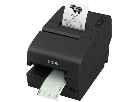 Epson TM H6000VI-102 - Kvittoskrivare - termisk linje/punktmatris - 230 x 297 mm, Rulle (7,95 cm) - 180 x 180 dpi - 9 pin - upp till 500 mm/sek - ser