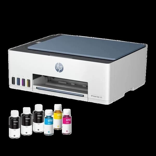 HP Smart Tank 585 multifunktionsskrivare med påfyllningsbara tankar Blå