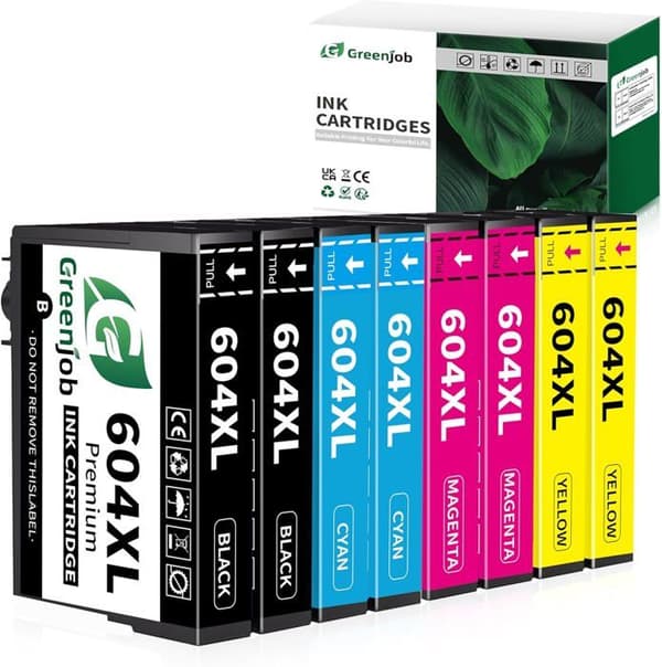 Bläckpatron - Greenjob - 604 XL - Gul - Epson-kompatibel - Bläckstråle