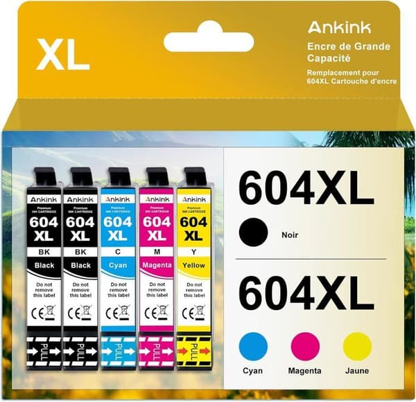 Kompatibel bläckpatron - Epson - 604XL - Svart - XP-2200/3200/4200-skrivare - Bläckstråle