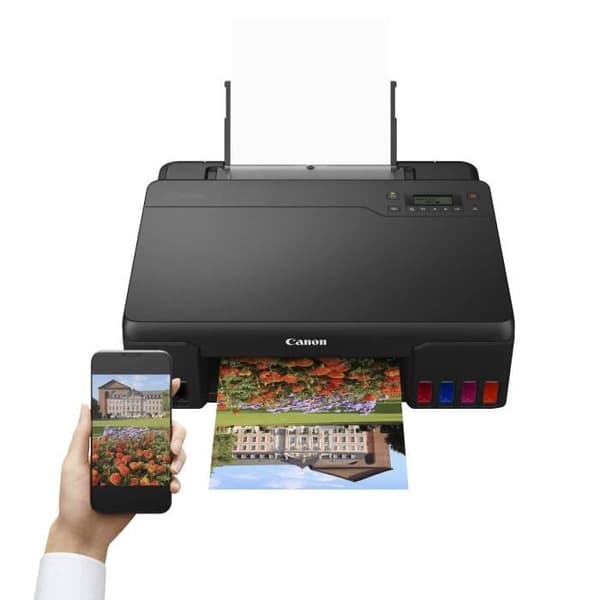 Bläckstråleskrivare - CANON MegaTank G550 - Påfyllningsbara bläckbehållare - WIFI - Svart