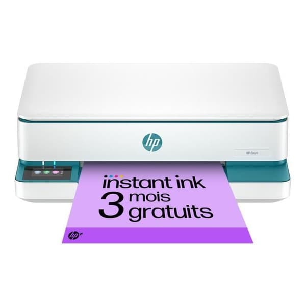 HP Envy 6122e Color Inkjet All-in-One-skrivare - Kopieringsskanning - 3 månaders Instant-bläck ingår i HP+ Hvid