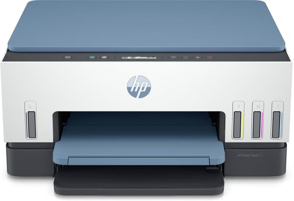 HP Smart Tank 675 AiO Printer:E eur/ru 28C12A Blå, Grå, Hvid