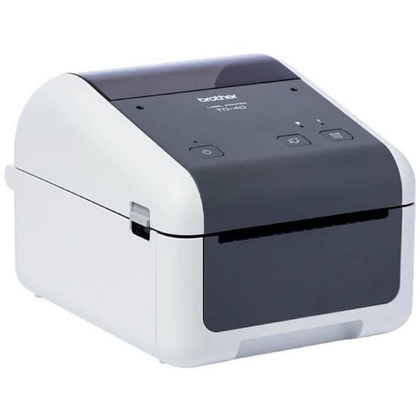 Brother TD4210D Direkt termisk etikettskrivare 203 x 203 dpi kol, vit USB, RS-232