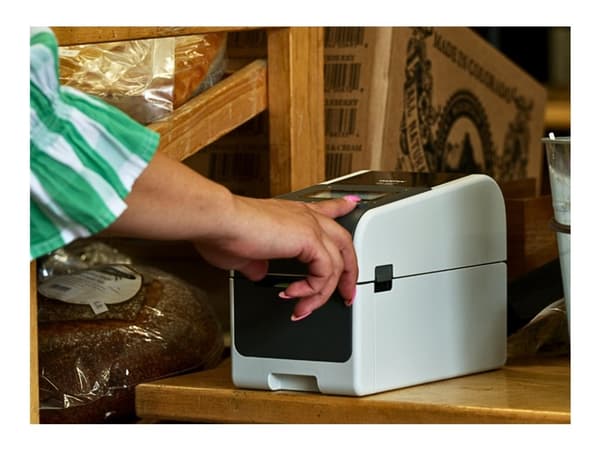 Brother TD-2350D203 - Etikett-/kvitteringsskriver - S/H - direktetermisk - Rull (6,3 cm) - 203 dpi - inntil 152.4 mm/sek - Wi-Fi(n), Bluetooth 5.2, L