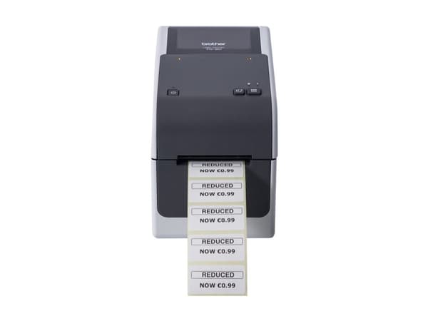 Brother TD-2320D300 - Etikett-/kvitteringsskriver - S/H - direktetermisk - Rull (6,3 cm) - 300 dpi - inntil 152.4 mm/sek - USB 2.0, USB-vert, LAN