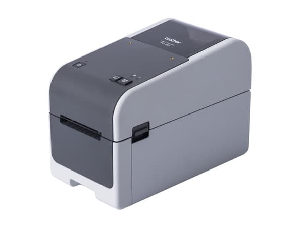 Brother TD-2320D300 - Etikett-/kvitteringsskriver - S/H - direktetermisk - Rull (6,3 cm) - 300 dpi - inntil 152.4 mm/sek - USB 2.0, USB-vert, LAN Sort, Grå
